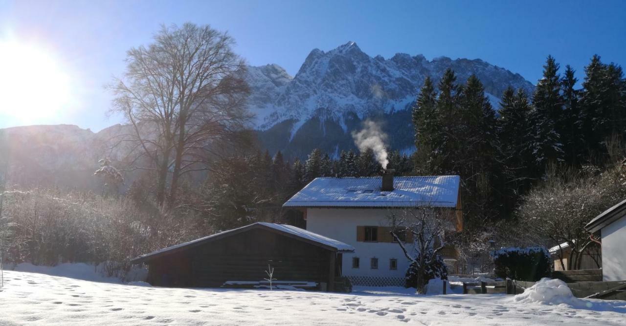 Ferienhaus Badersee Grainau Exterior foto